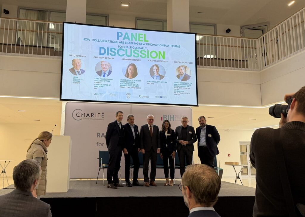 Image Of A Panel Of Speakers At Germany Trade Mission Featuring Minnesota Manufacturing